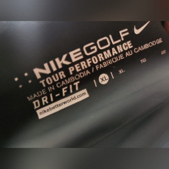 Nike Black and Gray Long Sleeve Dri-Fit Top Size XL - Picture 2 of 5